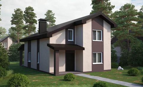 Дом 117 кв м, 2 этажа